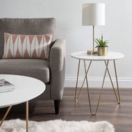 Minimalist retro oval table 40x40x50 corner decorative table terrace table guest table