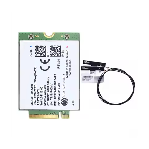 L830-EB WIFI Card+2XAntenna 4G LTE L830 L35286-005 LTE Module Cat6 300Mbps for HP 640 650 G5 840 846