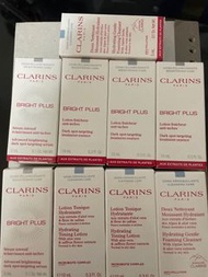 克蘭詩 clarins 亮白精華/亮白化妝水/亮白乳液/洗面乳/化妝水 小樣