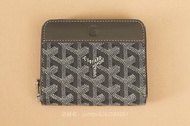 GOYARD MATIGNON Mini Wallet 有單據 零錢包 灰色