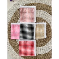 1 cm Checkered Lace Tablecloth, Various Sizes 50x100 cm, 50x150 cm, 100x100 cm, 100x150 cm, 150x150 