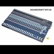 MIXER AUDIO SOUNDCRAFT EFX 20 (20 CHANNEL)