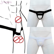 Mens Brief Thong G-string Underwear Booster Enhancer Ball Lifter Bandage Strings