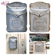 [Abbraccia] Hanging Post Box Lockable Home Decor Dropbox Embossed Wall Mounted Mailbox