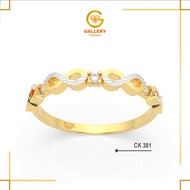 300 (6K) and 375 (8K) Gold Rings CK 381 INFINITY