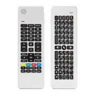 Limited edition Rii i13 2.4G Russian White Fly Air Mouse Combos Mircophone Speaker IR Remote learning For PC Smart Box