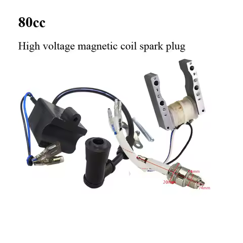 Magneto Stator Ignition Coil CDI For 49cc 60cc 66cc 80cc Engine 2-Stroke Motorized Bicycle Bike Acce
