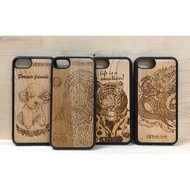 iPhone6/6s/7/8/SE2/SE3 Log Phone Case Wood Carving Forest