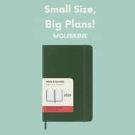 Moleskine 2026 Daily Planner – Pocket Size, Soft Cover, Myrtle Green, January Start