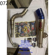 daeng sai4 pipe_ ✷CHA RAMA / DAENG SAI4 OPEN PIPE HIGH QUALITY wave/rs/xrm/smash/raiderJ/shogun/ 100