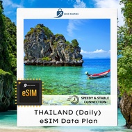 【eSIM 】Thailand eSim Data Plan 【Daily 1GB-3GB】【15GB - 50GB】GoGo Roaming Travel eSIM Data