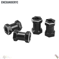 ENEXANDERYC 4Pcs/Set RC Wheel Hex Hub, RC Cars Accessories Metal Hex Drive Adapter Set, Durable 12mm