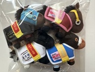 全新日版SK Japan 10 x12cm毛公仔 馬服可脱球鏈匙扣 Keychain 純種馬 日本賽馬賽馬 tE Plush Doll Horse Thoroughbred Collection Ne