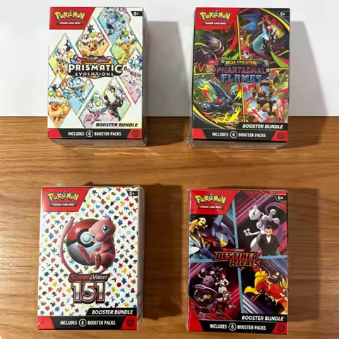 ### Pokémon English Mega Evolution Ascended Heroes Scarlet Violet 151 Booster Bundle ME03 Trainer Bo