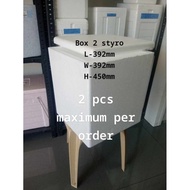 Box2 or Single box (15.5" x 15.5" x 17.5" inches O.D.), 1pc min. & 2pcs max. per order / check out.