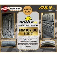 🔥205/40 R17 NEW TYRE  ORIGINAL TYRE IMPORT | Tayar Baru Berkualiti, Tebal & Cantik | 100%