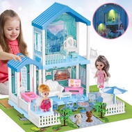 TOY Life Dollhouse - Doll House 4-5 Year Old with Lights - Toddler Girls Doll House 3-5 Year Old 20"