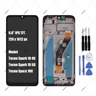 For Tecno Spark 10 5G Spark 10C LCD Display Touch Screen Digitizer Assembly Replacement 6.6"