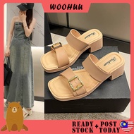 READY STOCK WOOHUU Thick Women's Sandal Kasut Wanita Casual Wedges Flip