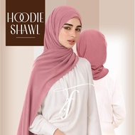 Shawl Hoodie Chiffon/ Shawl Chiffon Hoodie/ Hoodie Shawl