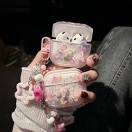 New Pattern Headphone Case Airpods4 Embossed Cartoon Clear Bluetooth Airpods 4 Wireless Earphone