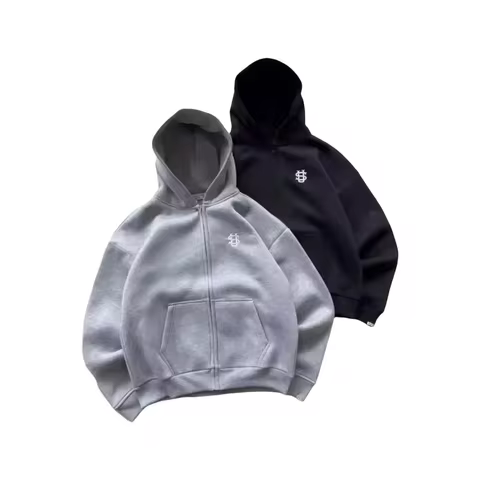 2025 Autumn/Winter Fashion Embroidery Harajuku Y2K Zipper Hoodie Women's Street Y2K New Punk Sportsw