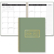 1pc 2026-2027 Monthly Planner, 24-Month Weekly Monthly Calendar Planner Organizer From Jan 2026 To D
