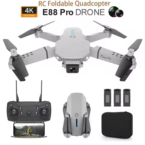 2024 New E88 Pro WIFI FPV Drone Wide Angle HD 4K 1080P Camera Height Hold RC Foldable Quadcopter Dro