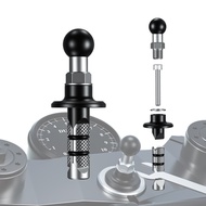 Motorcycle Fork Stem Mount Base with 17mm/25.4mm TPU Ball for Stem Holes 12mm To 25.4mm in Diameter 