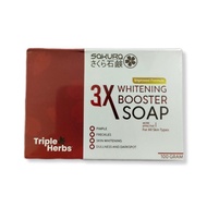 [Original] SAKURA 3X WHITENING BOOSTER SOAP Sabun Putih Sakura 100g