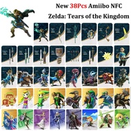 38Pcs Switch Amiibo Zelda Nfc Card The Legend of Zelda: Tears of The Kingdo Cards Switch NFC Game Chip