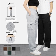 CMA PORTICO - Axel Basic Cargo Loose Pants Highwaist - Premium Fleece - Unisex Men's and Women's Pan