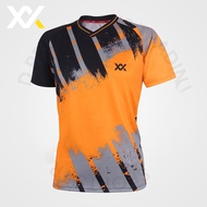 Maxx Jersey Tshirt Fashion Tee MXFT087 (BLACK ORANGE) Team Customized Jersey