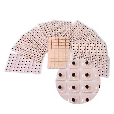 600pcs Disposable Press Needle Ear Seeds Acupuncture Vaccaria Plaster Bean Massagee Multi-Condition 