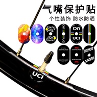 & ready. stock/Road Bike UCI Certified Nozzle Sticker Bicycle Mountain Bike Decoration Bicycle Stick