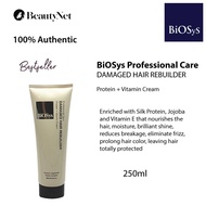 Biosys Damaged Hair Rebuilder 250ml - Silk Protein Jojoba and Vitamin E • Adds Definition Moisture &