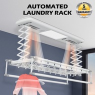 Automated Laundry Rack Smart Laundry System Clothes Drying Rack Telescopic Cooler Rod+Free Installation (Suibian)