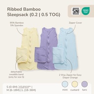 PETIT BEARY - Ribbed Bamboo Sleepsack 0.2TOG & 0.5TOG Wearable Blanket
