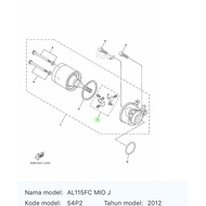 Mio J Starter Dynamo Charcoal, Mio Gt 5Tp-H1801-00