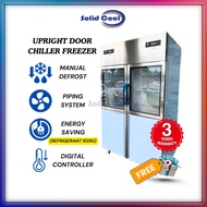 [ SOLID COOL ] UPRIGHT 2 DOOR 4 DOOR 6 DOOR CHILLER FREEZER PIPING SYSTEM | Peti Stainless Steel
