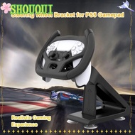 SHOUOUI Gaming Steering Wheel, ABS Durable Steering Wheel,  Multi Axis Sucker Professional Electroni