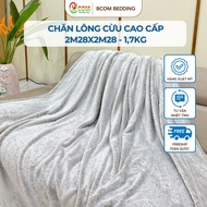 [BUY 3 GET 1 FREE]BCOM premium fleece blanket made in America, warm, light, non-ruffled L1 winter bl