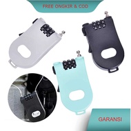 3-digit Number Security Lock Bicycle Safety Lock NK-221