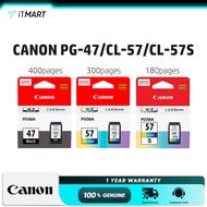 Canon PG-47 (15ML) CL-57 (13ML) CL-57s (8ML) Original Ink Cartridge Canon E410 E470 E4270 E4570 E337