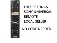 SONY BRAVIA LED LCD ANDROID TV remote control UNIVERSAL Free Settings