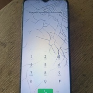 Lcd oppo a16 ori copotan minus kaca pecah