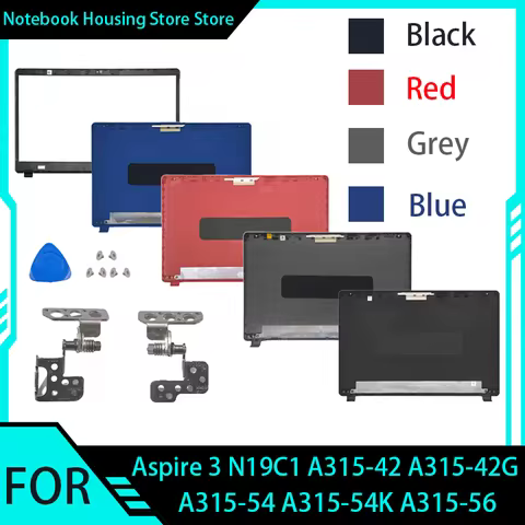 NEW Laptop A315 Shell For Aspire 3 N19C1 A315-42 A315-42G A315-54 A315-54K A315-56 LCD Back Cover/Sc