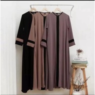 (BISA COD) ABAYA TURKI BASIC ABAYA WANITA BASIC ABAYA Arab | Abaya simple