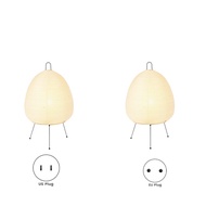 P.K.YO-Japanese Rice Paper Lantern LED Table Lamp Living Room Bedroom Bedside Study Hotel Homestay T