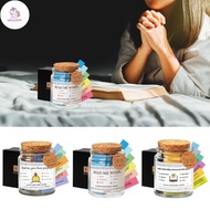 UN Bible Verse Jar Read Me When Bible Verses Jar for Emotions and Feelings Glass Prayer & Hope Jar w